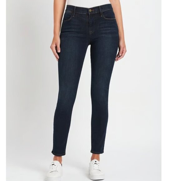 Frame Denim Le High Rise Skinny Jean Dark Harvard Wash Women's size 29 - Picture 1 of 5